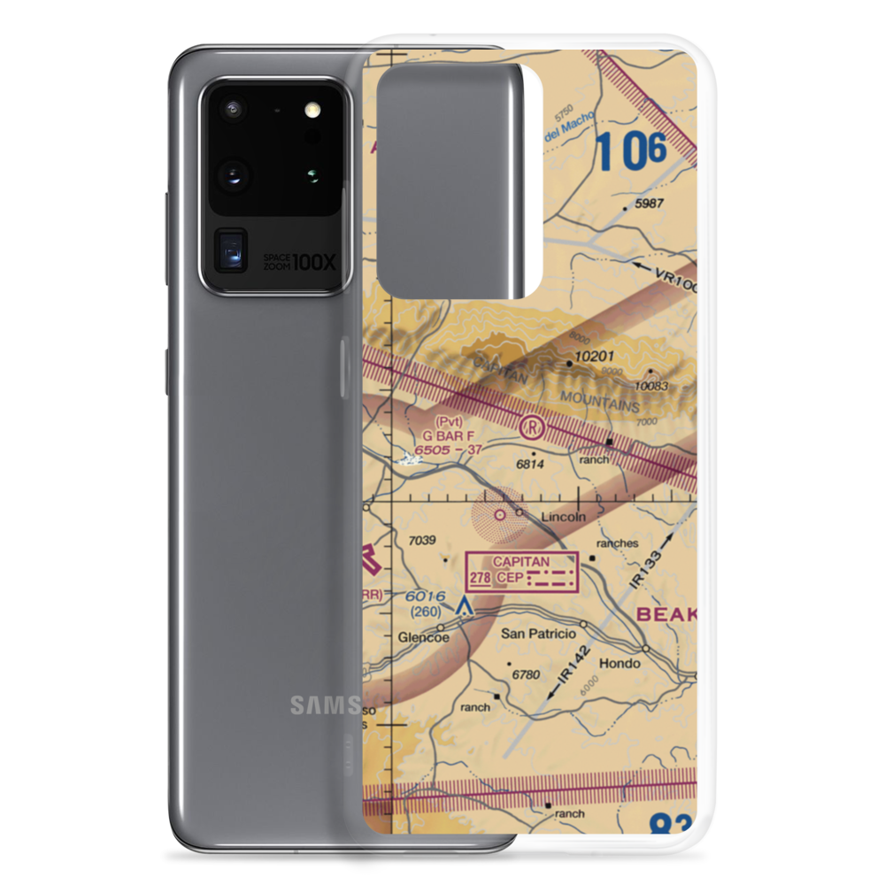 G Bar F Ranch Airport (NM84) VFR Sectional Samsung Case Samsung Galaxy S20 Ultra model shown