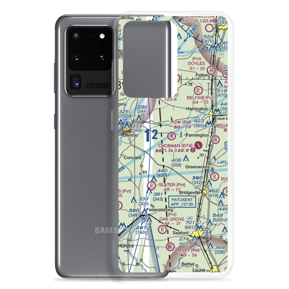 G W Farm Airport (9MD9) VFR Sectional Samsung Case Samsung Galaxy S20 Ultra model shown