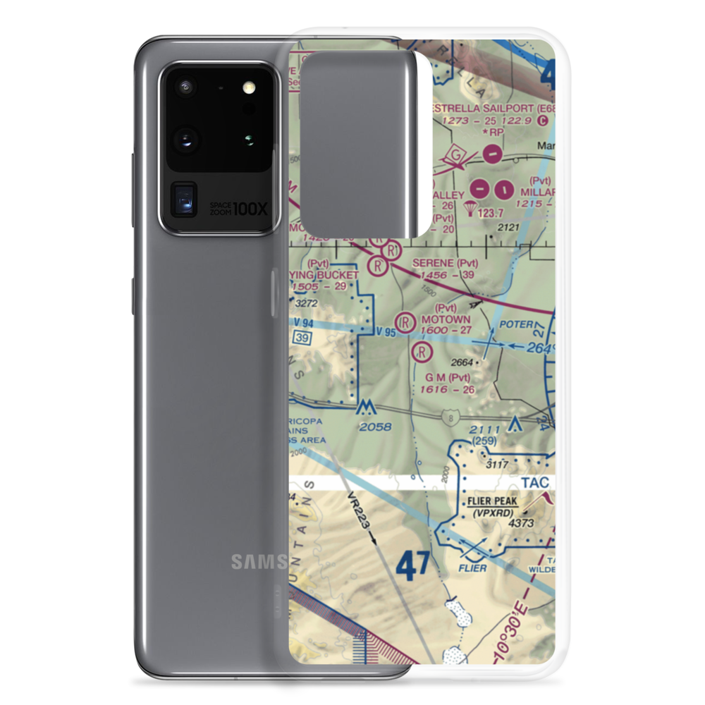 G.M. Ranch Airport (AZ61) VFR Sectional Samsung Case Samsung Galaxy S20 Ultra model shown