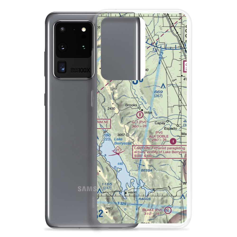 G3 Ranch Airport (63CL) VFR Sectional Samsung Case Samsung Galaxy S20 Ultra model shown