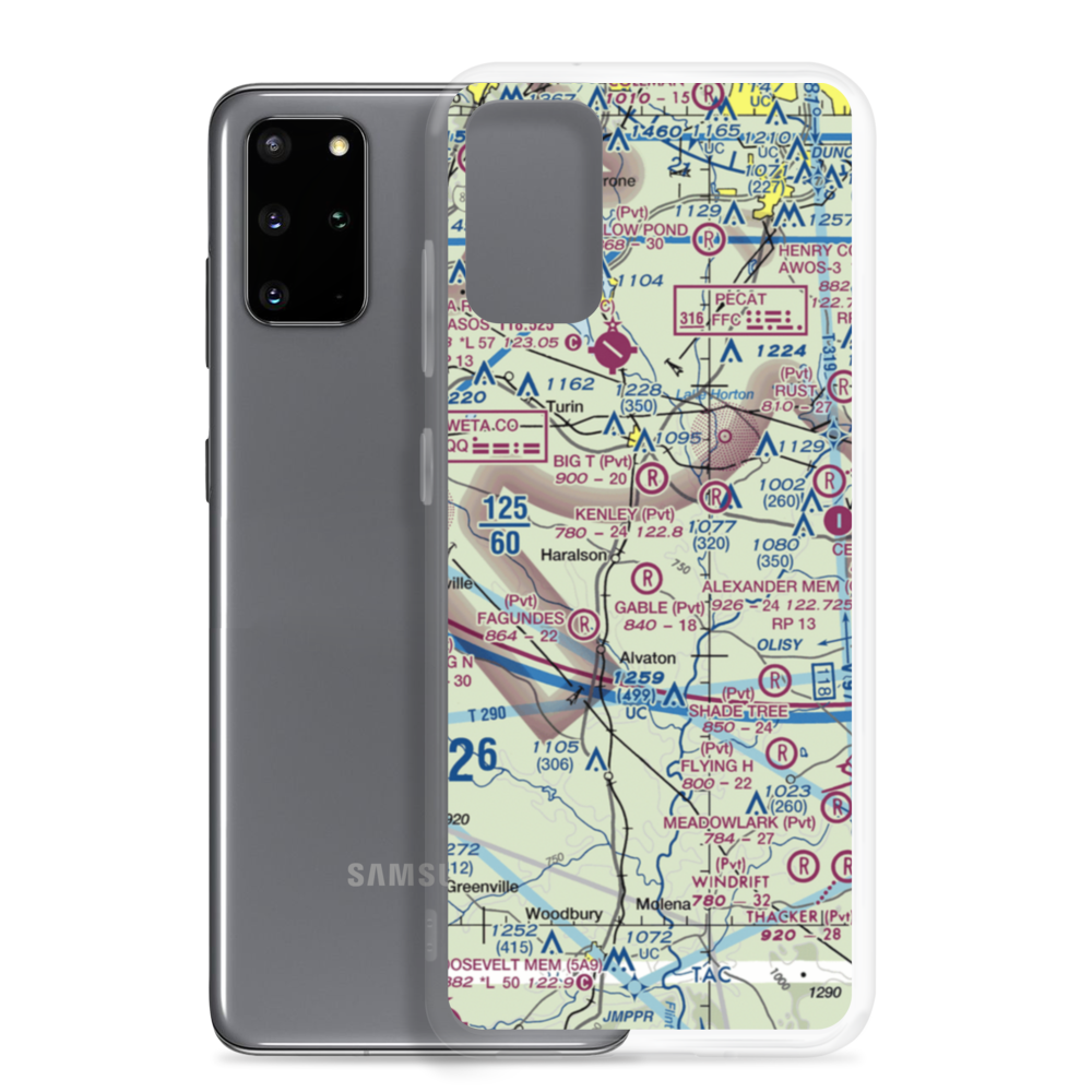 Gable Branch Airport (5GA0) VFR Sectional Samsung Case Samsung Galaxy S20 Plus model shown