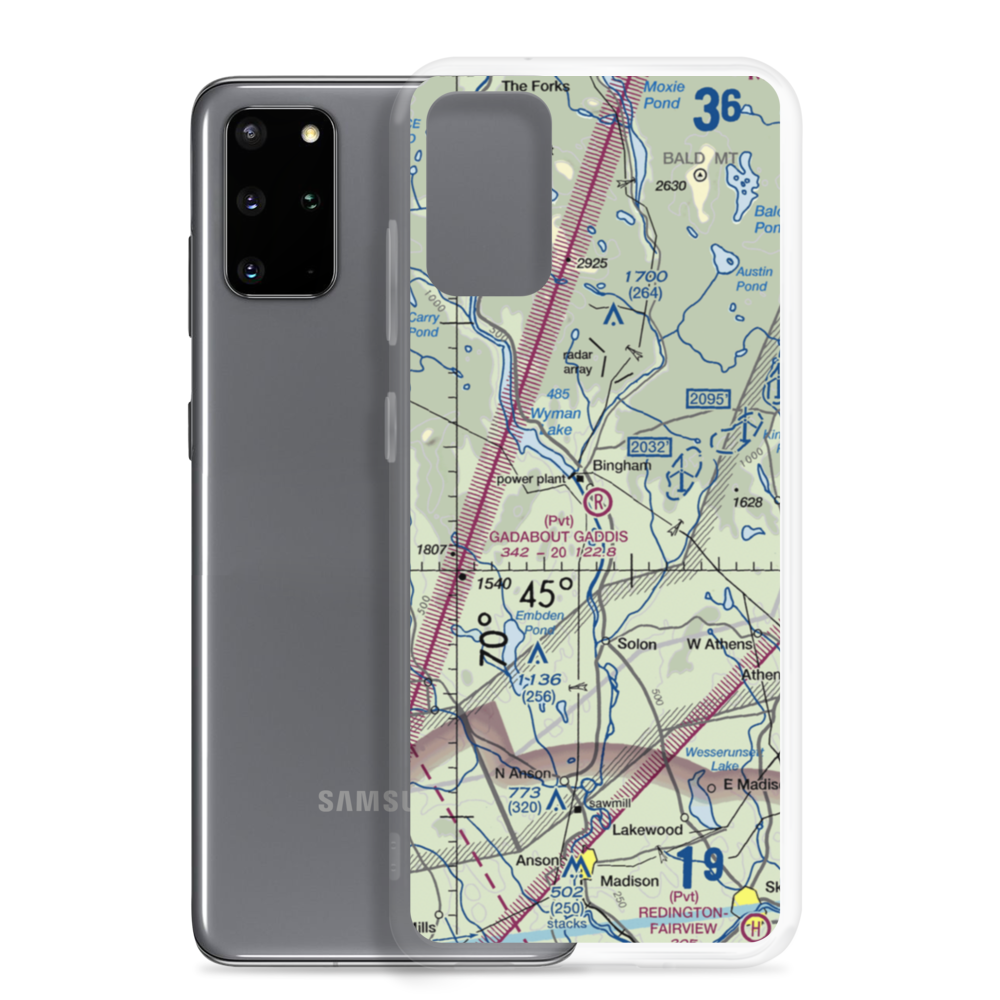 Gadabout Gaddis Airport (ME08) VFR Sectional Samsung Case Samsung Galaxy S20 Plus model shown