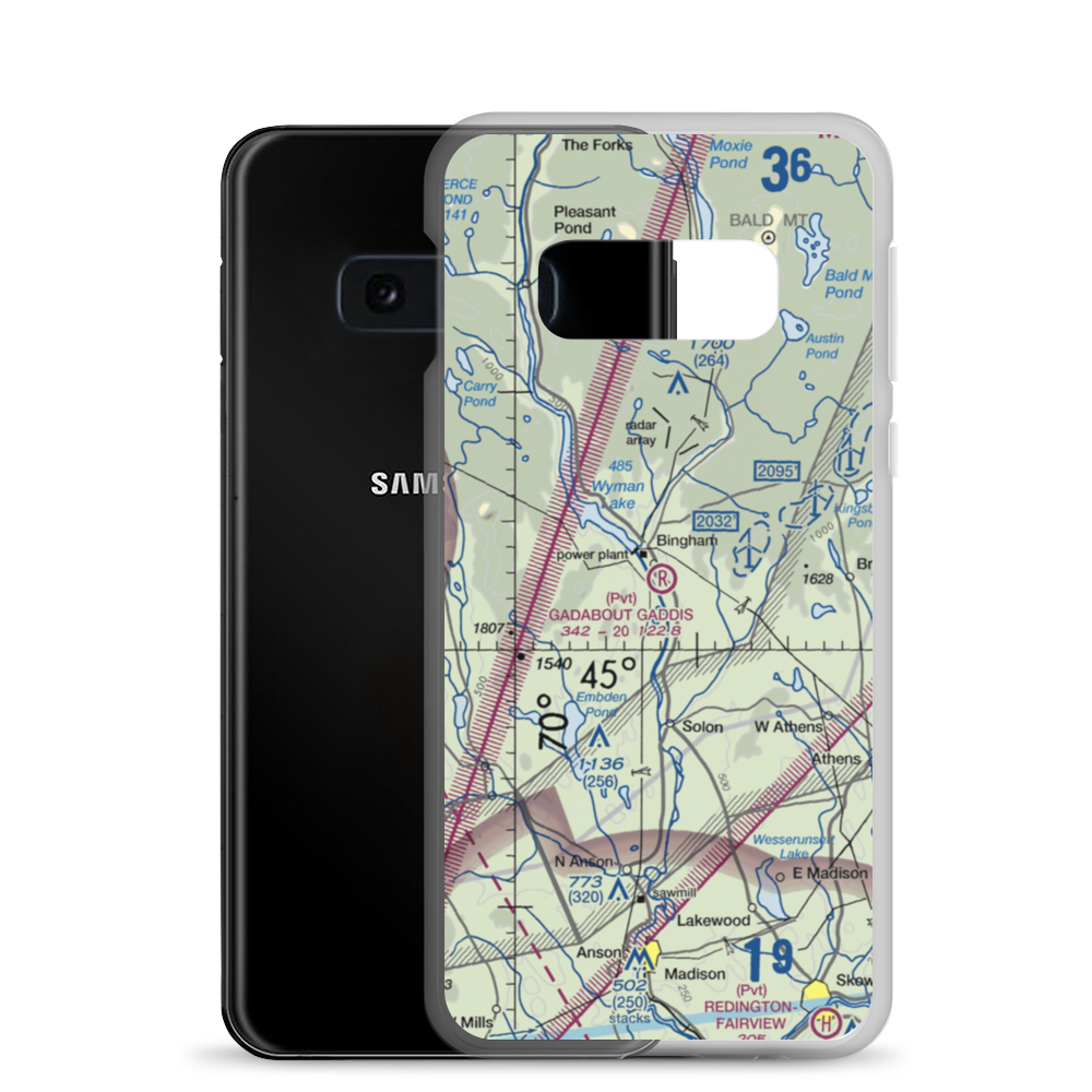 Gadabout Gaddis Airport (ME08) VFR Sectional Samsung Case Samsung Galaxy S10e model shown