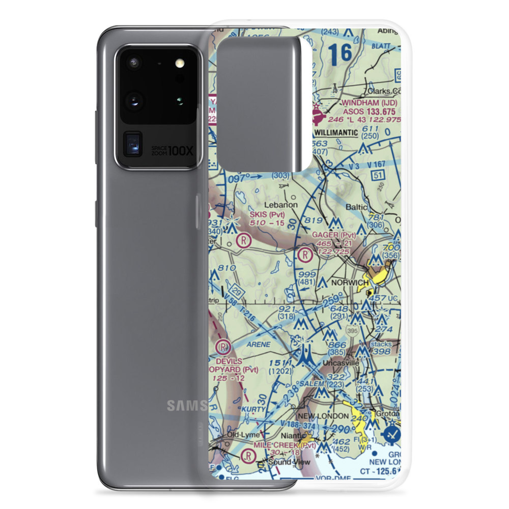 Gager Field (CT36) VFR Sectional Samsung Case Samsung Galaxy S20 Ultra model shown