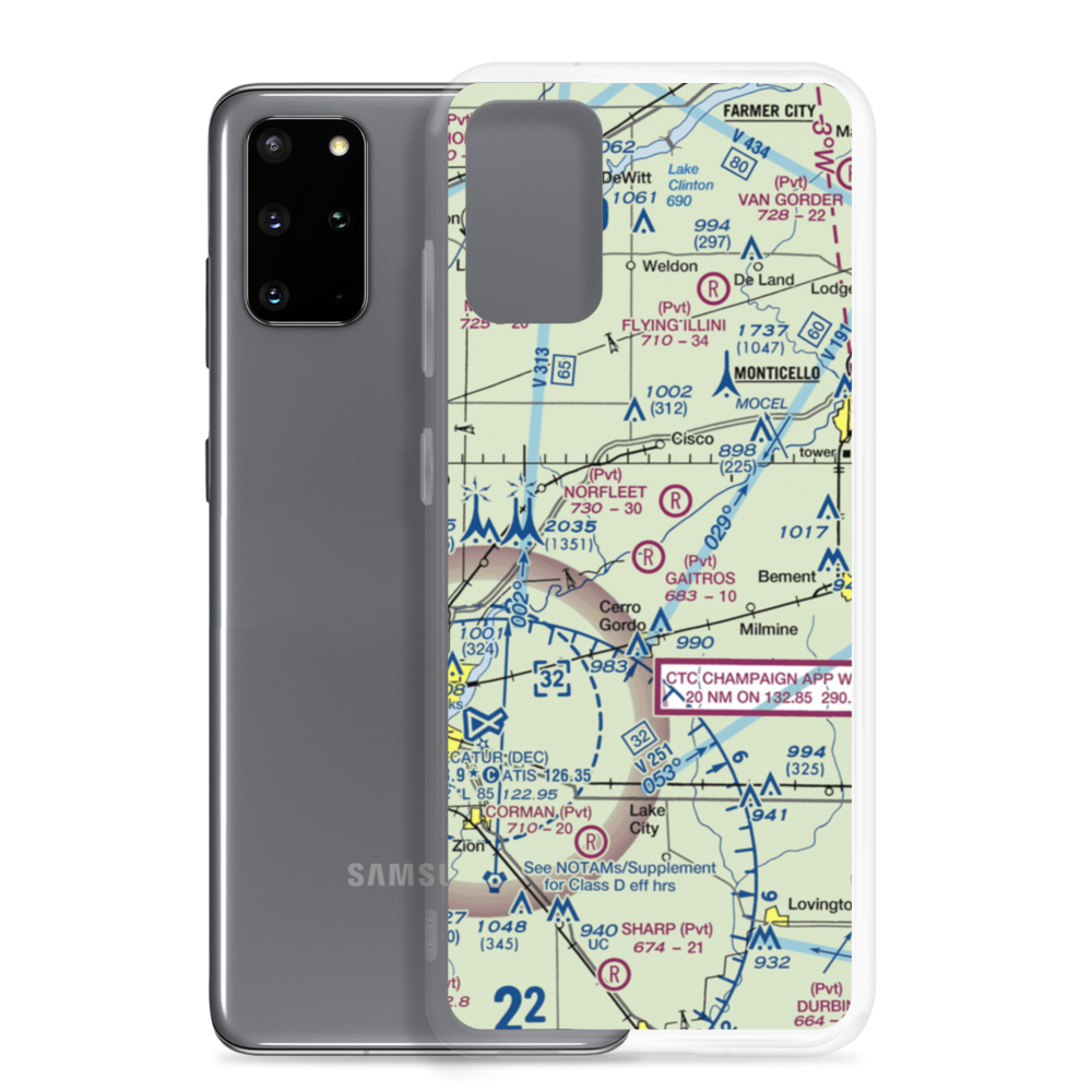 Gaitros STOL Airport (88IL) VFR Sectional Samsung Case Samsung Galaxy S20 Plus model shown
