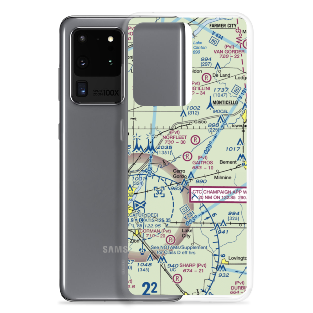 Gaitros STOL Airport (88IL) VFR Sectional Samsung Case Samsung Galaxy S20 Ultra model shown