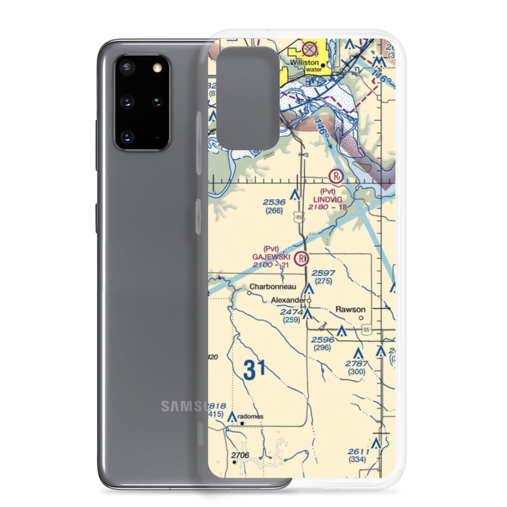 Gajewski Field (ND26) VFR Sectional Samsung Case Samsung Galaxy S20 Plus model shown
