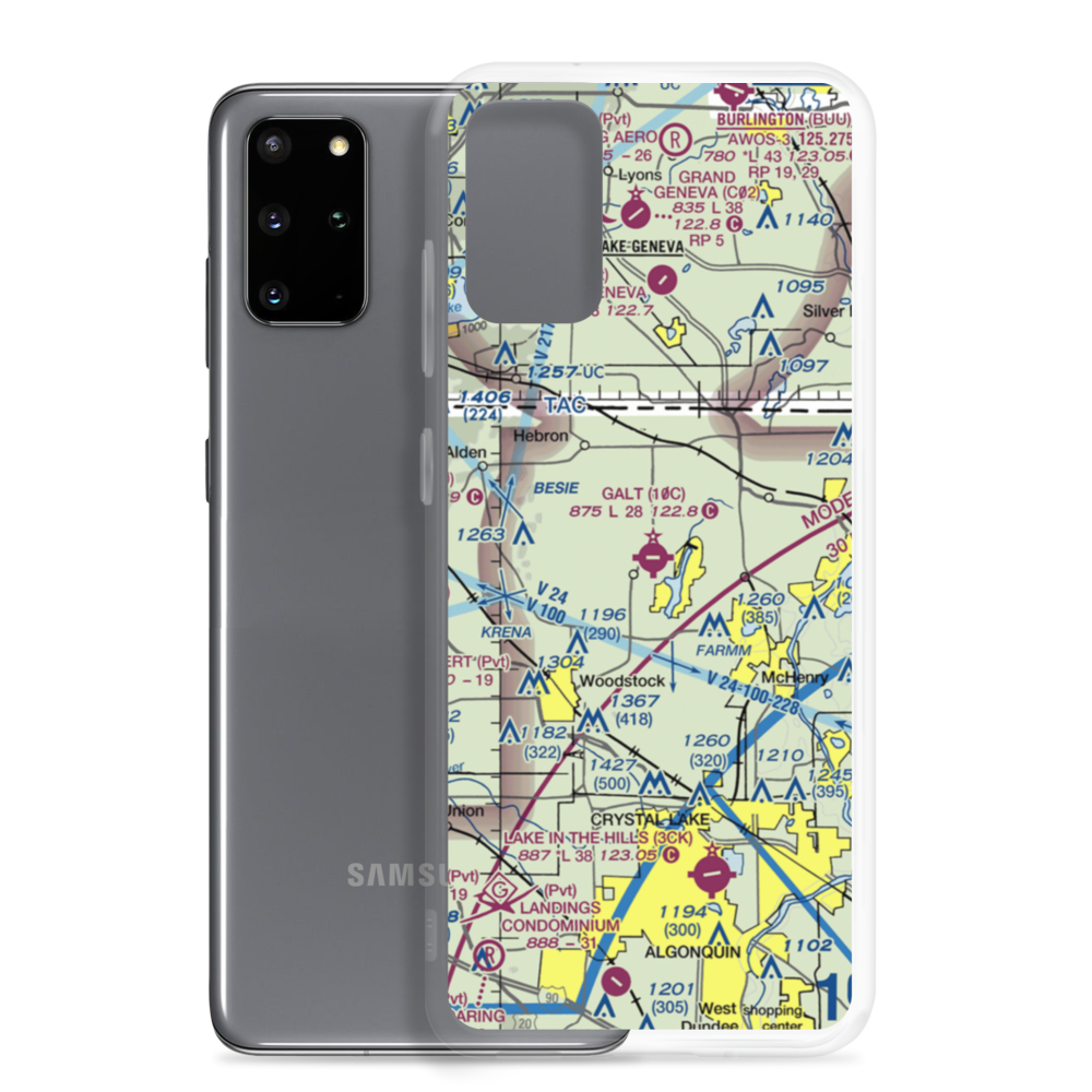 Galt Field (10C) VFR Sectional Samsung Case Samsung Galaxy S20 Plus model shown