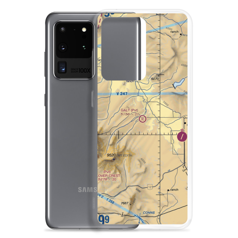 Galt Ranch Airport (58MT) VFR Sectional Samsung Case Samsung Galaxy S20 Ultra model shown