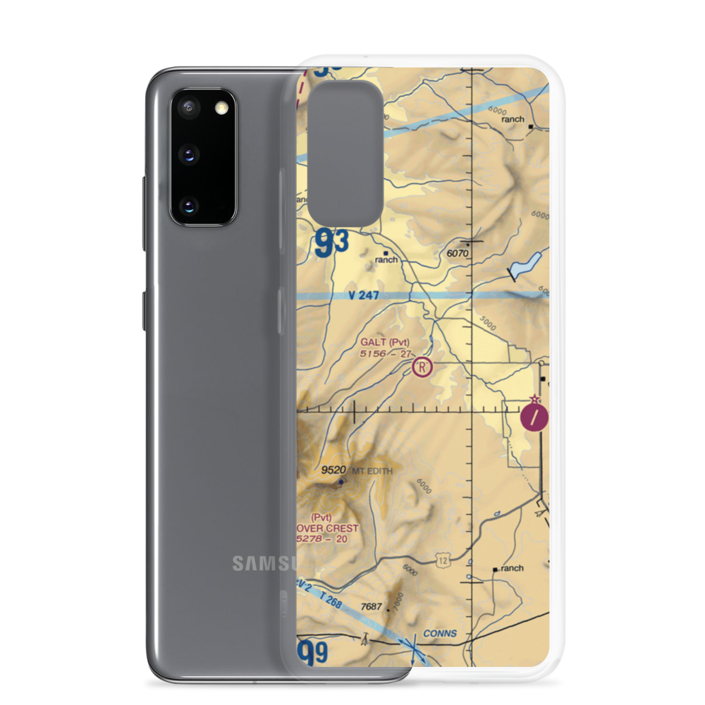 Galt Ranch Airport (58MT) VFR Sectional Samsung Case Samsung Galaxy S20 model shown