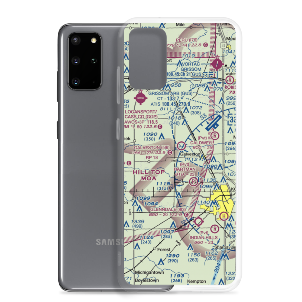 Galveston Airport (5I6) VFR Sectional Samsung Case Samsung Galaxy S20 Plus model shown