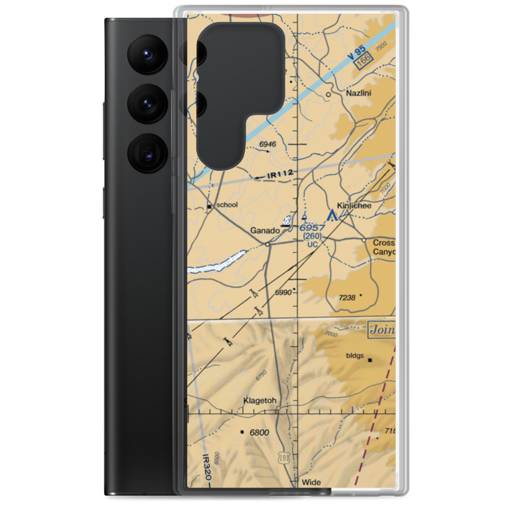 Ganado Airport (85V) VFR Sectional Samsung Case Samsung Galaxy S22 Ultra model shown