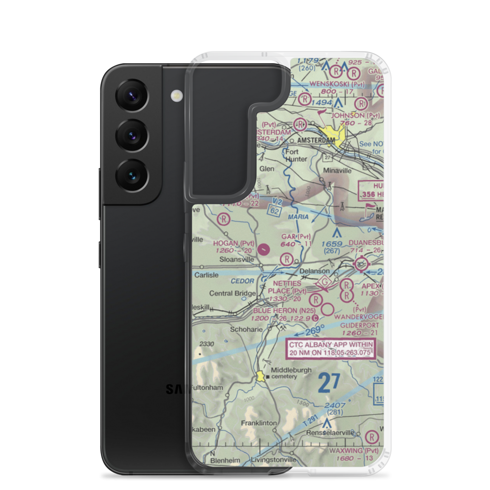 Gar Field (7NY1) VFR Sectional Samsung Case Samsung Galaxy S22 model shown