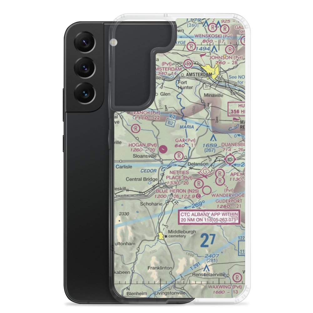Gar Field (7NY1) VFR Sectional Samsung Case Samsung Galaxy S22 Plus model shown
