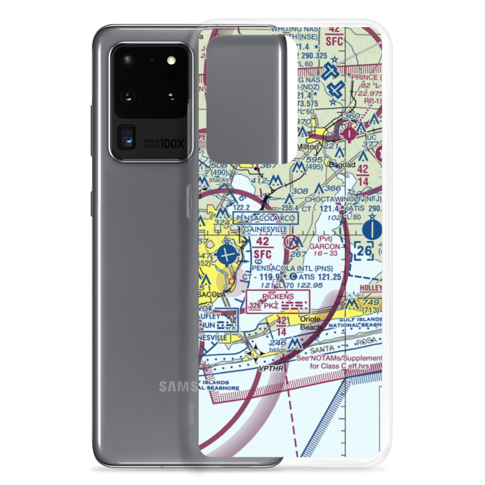 Garcon Field (24FL) VFR Sectional Samsung Case Samsung Galaxy S20 Ultra model shown