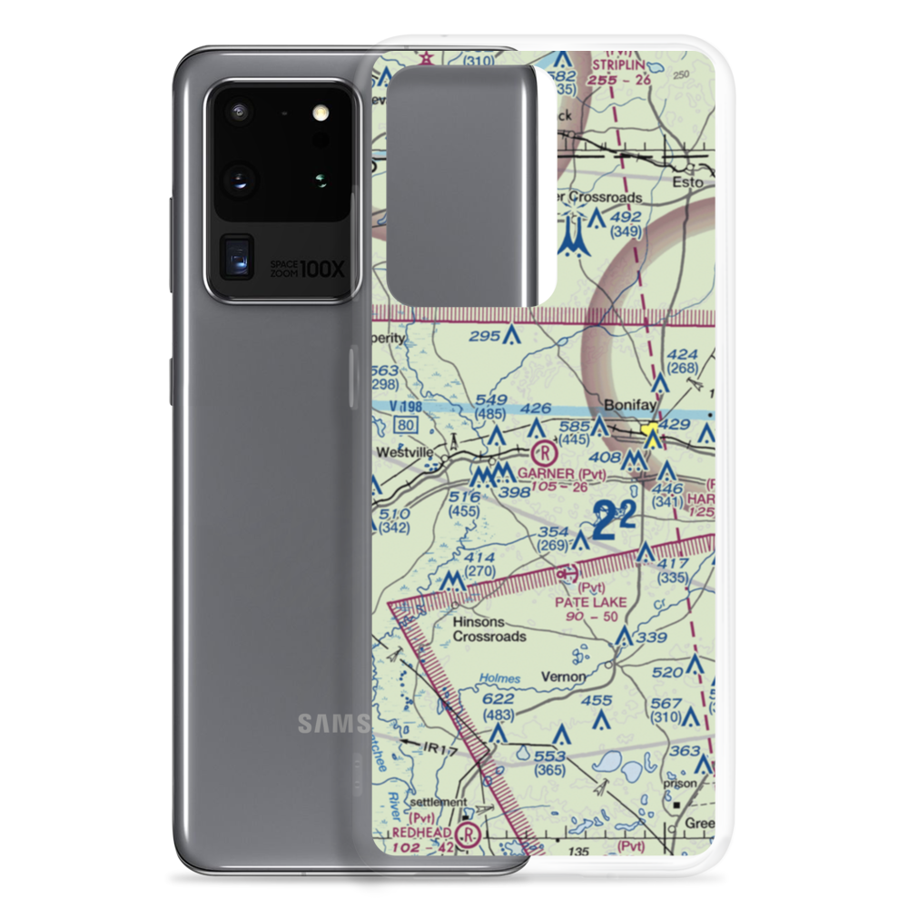 Garnair Airport (FA55) VFR Sectional Samsung Case Samsung Galaxy S20 Ultra model shown