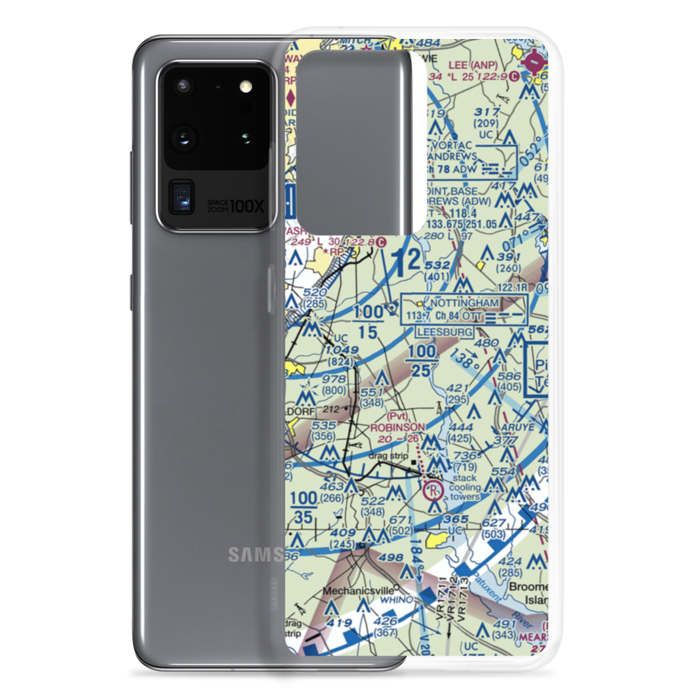 Garner Field (02MD) VFR Sectional Samsung Case Samsung Galaxy S20 Ultra model shown