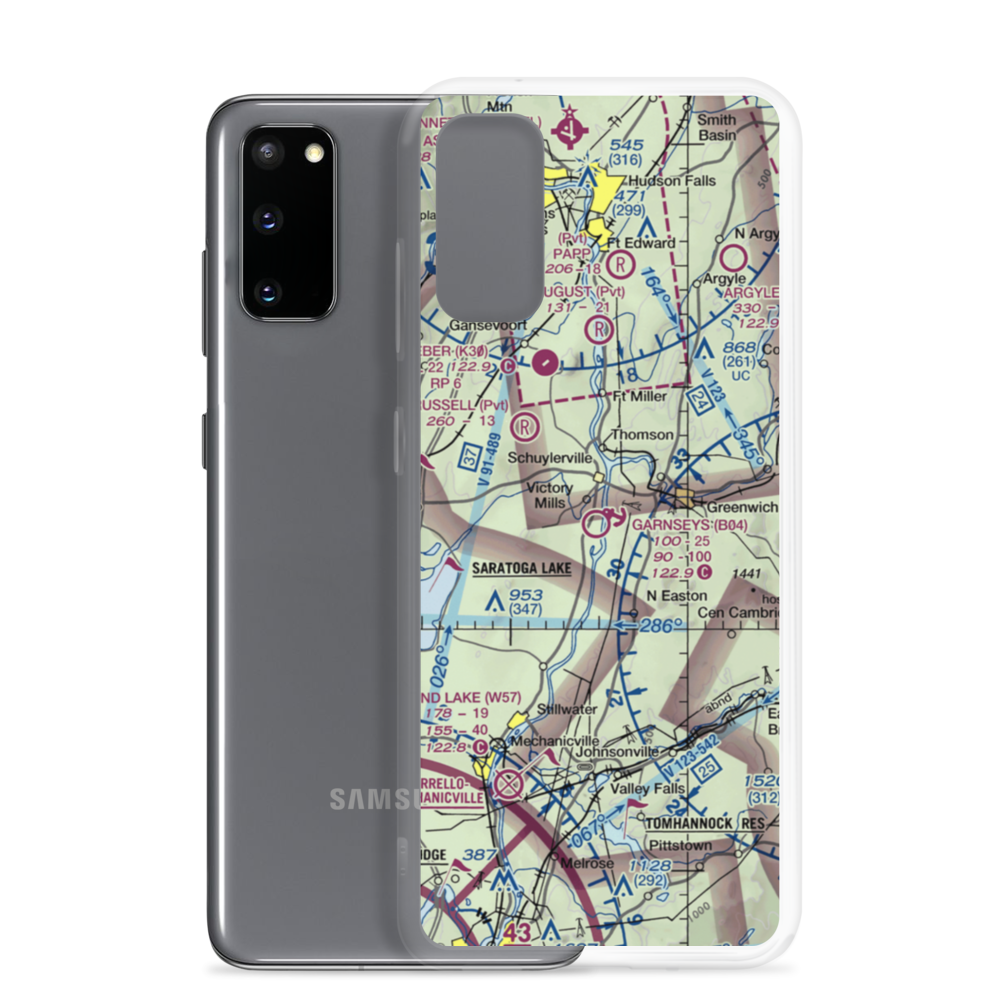Garnseys Airport (B04) VFR Sectional Samsung Case Samsung Galaxy S20 model shown