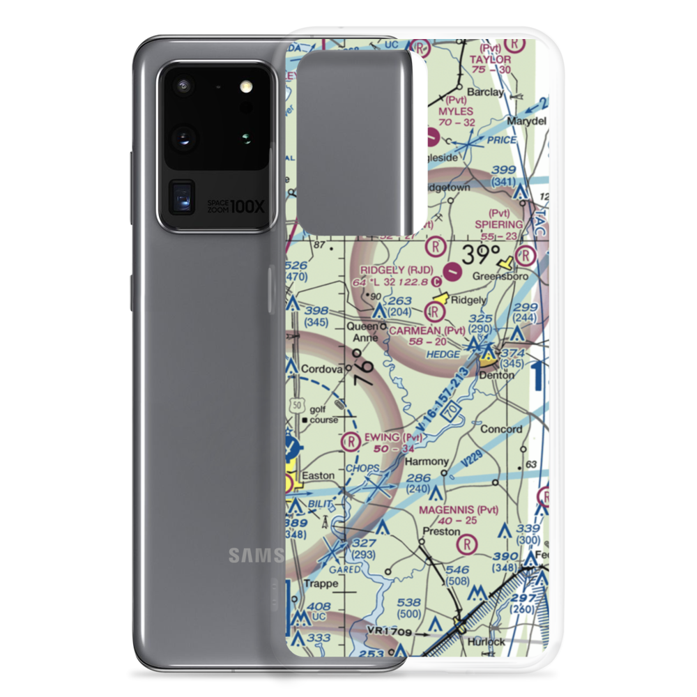 Gary Field (MD41) VFR Sectional Samsung Case Samsung Galaxy S20 Ultra model shown