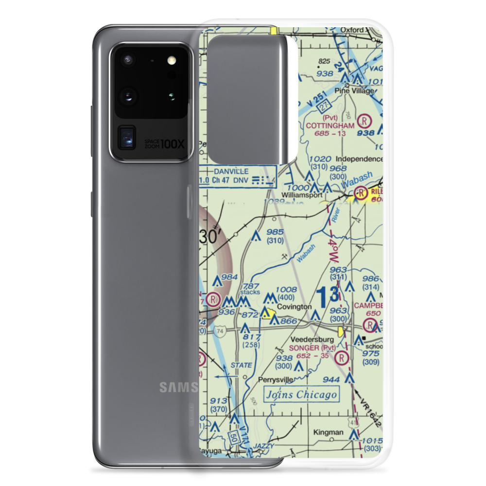 Gary Johnson Field (7IN7) VFR Sectional Samsung Case Samsung Galaxy S20 Ultra model shown