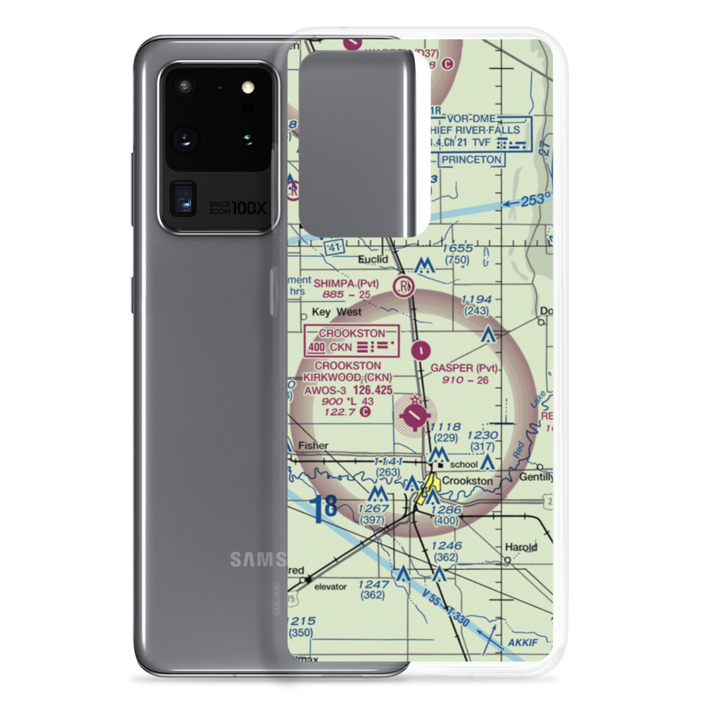 Gasper Airport (MY59) VFR Sectional Samsung Case Samsung Galaxy S20 Ultra model shown