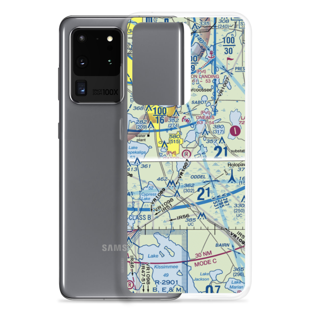 Gator Airpark (72FL) VFR Sectional Samsung Case Samsung Galaxy S20 Ultra model shown