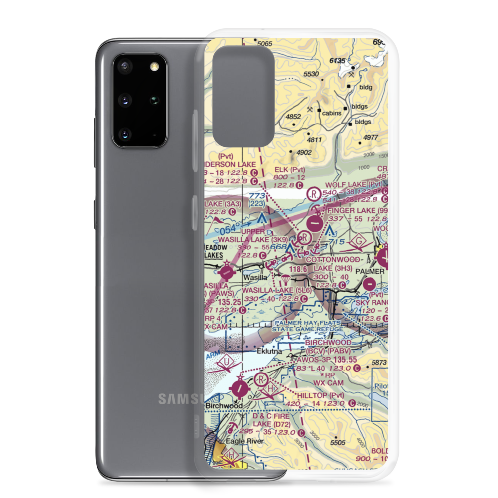 Gattis Strip (16AK) VFR Sectional Samsung Case Samsung Galaxy S20 Plus model shown