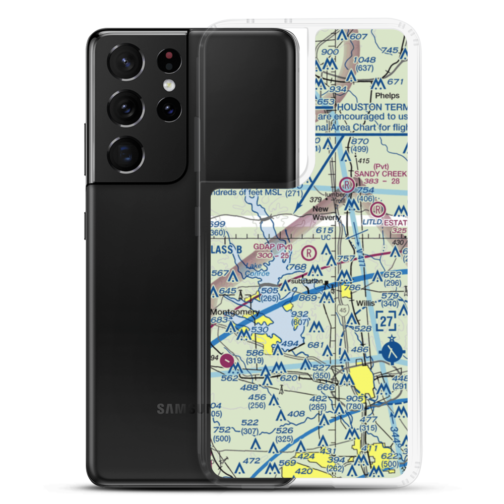 Gdap Air Ranch Airport (97TS) VFR Sectional Samsung Case Samsung Galaxy S21 Ultra model shown