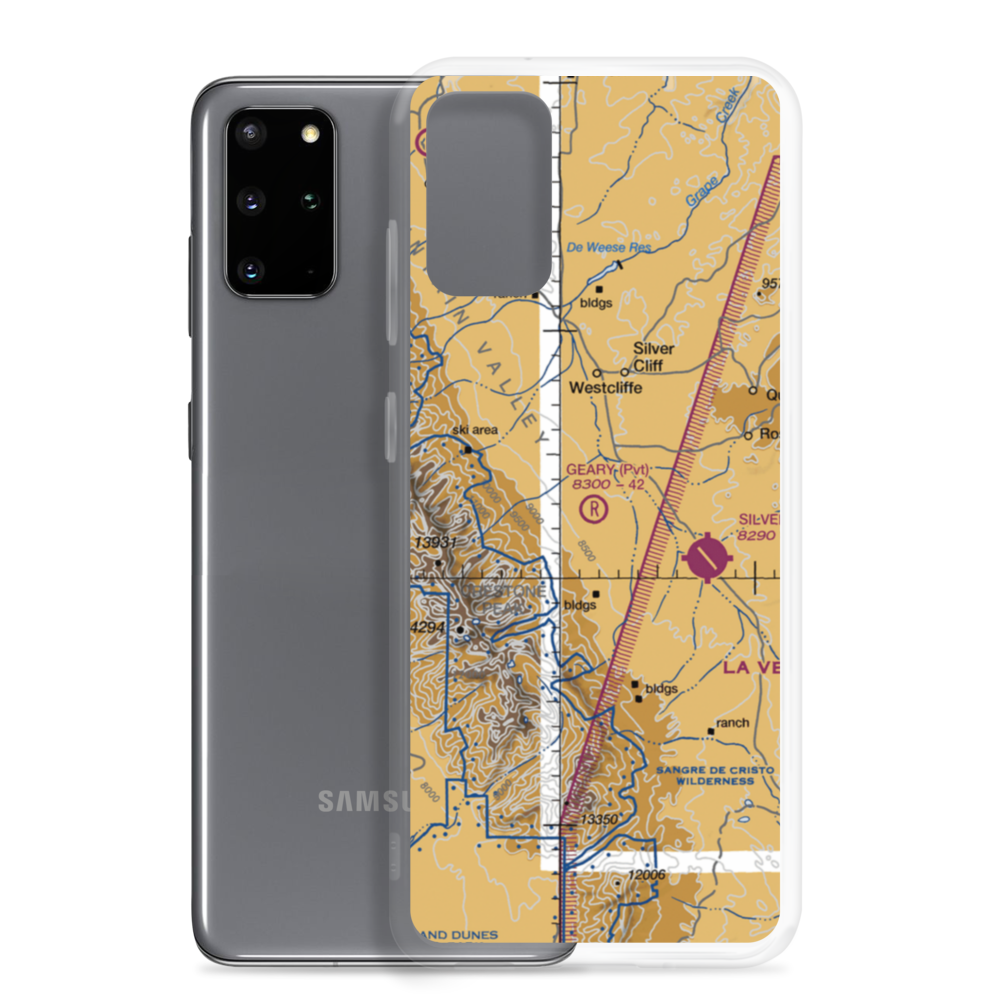Geary Ranch Airport (CO65) VFR Sectional Samsung Case Samsung Galaxy S20 Plus model shown