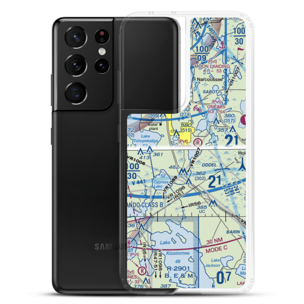 Gentry Airport (FD37) VFR Sectional Samsung Case Samsung Galaxy S21 Ultra model shown