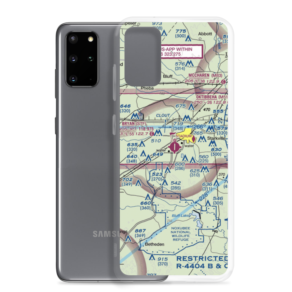 George M Bryan Airport (STF) VFR Sectional Samsung Case Samsung Galaxy S20 Plus model shown