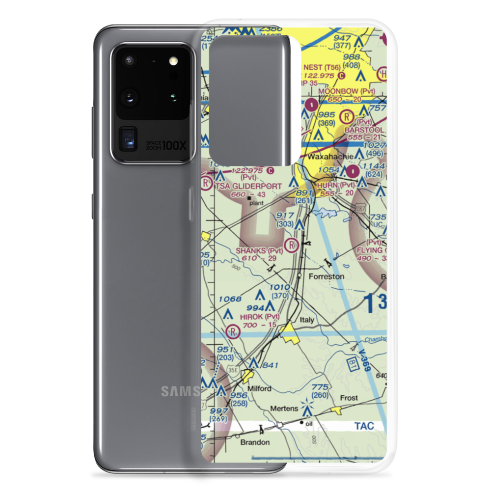George P Shanks Airport (54TA) VFR Sectional Samsung Case Samsung Galaxy S20 Ultra model shown
