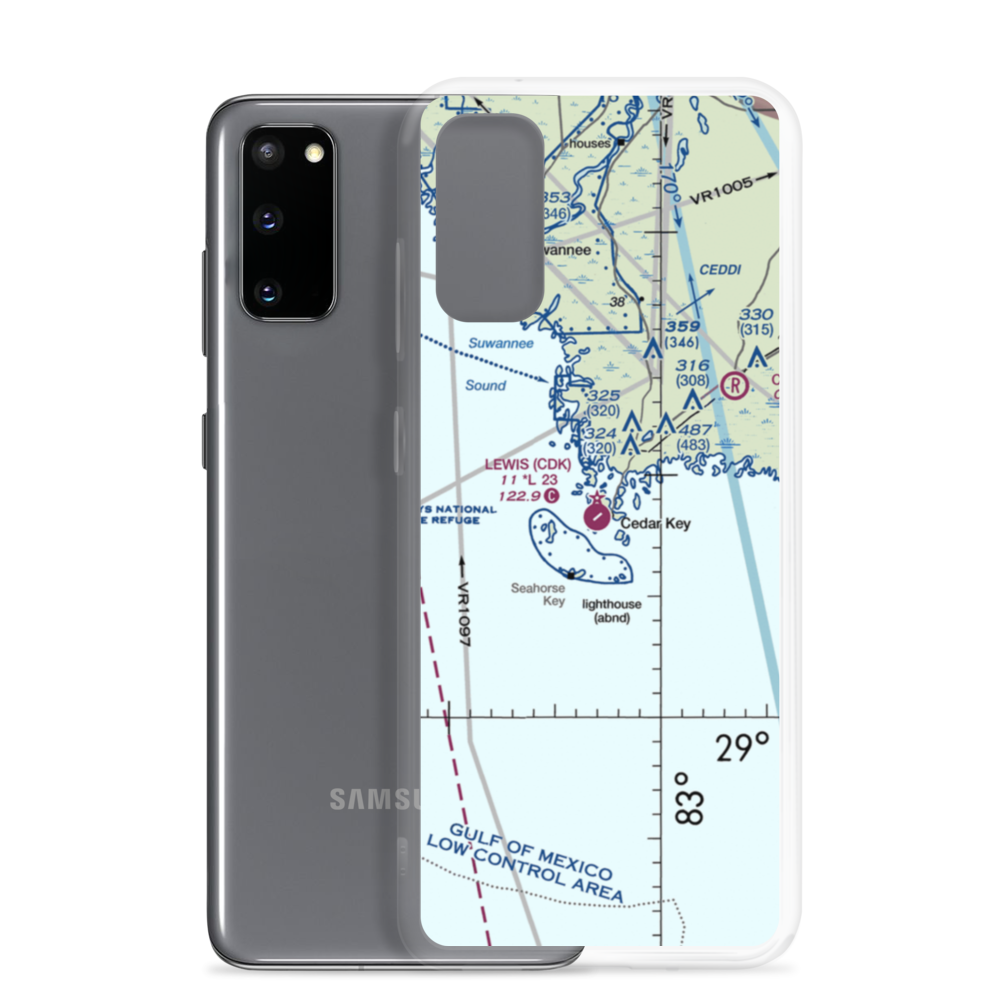 George T Lewis Airport (CDK) VFR Sectional Samsung Case Samsung Galaxy S20 model shown