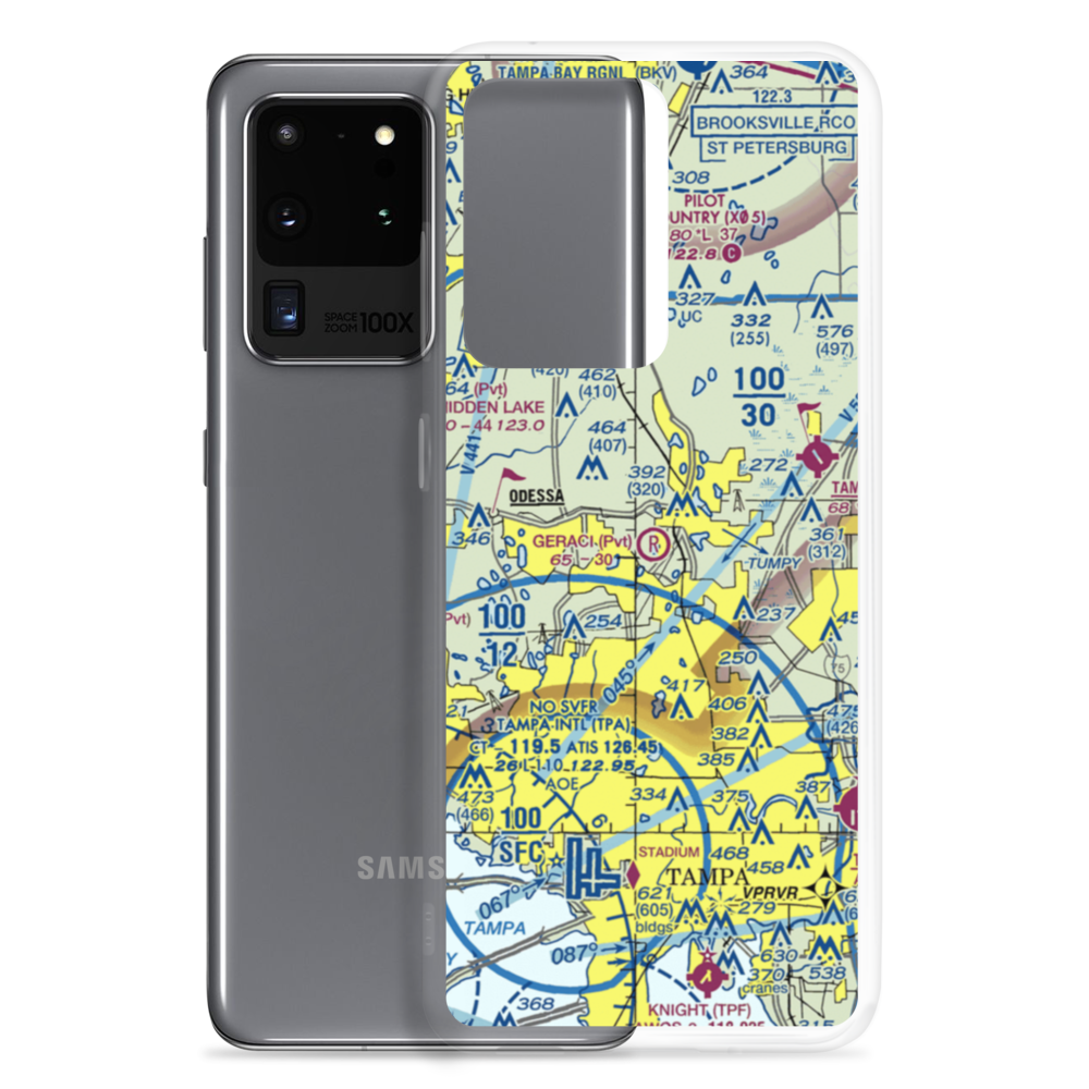 Geraci Airpark (FL35) VFR Sectional Samsung Case Samsung Galaxy S20 Ultra model shown