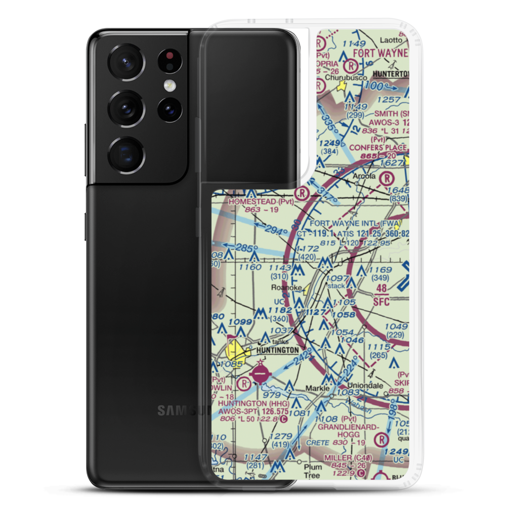 Gerig's Field (2IN2) VFR Sectional Samsung Case Samsung Galaxy S21 Ultra model shown