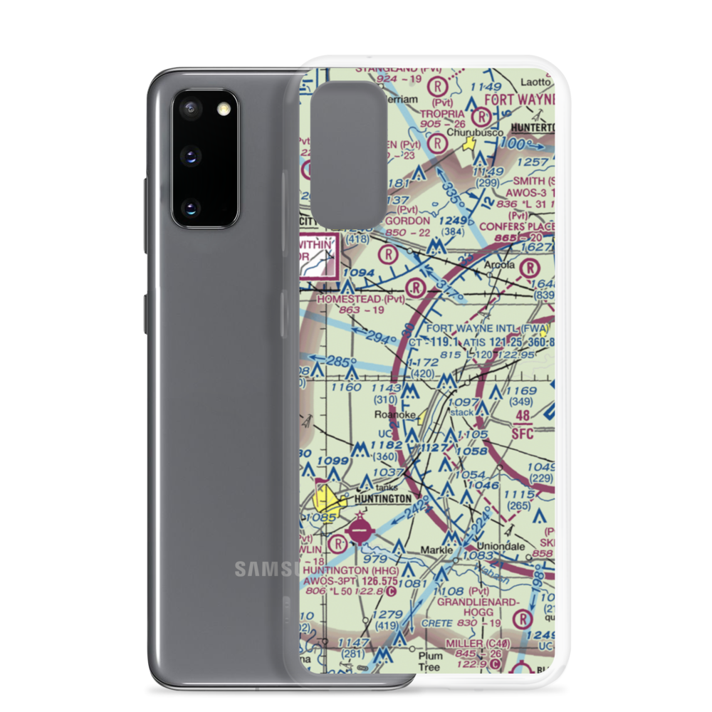 Gerig's Field (2IN2) VFR Sectional Samsung Case Samsung Galaxy S20 model shown
