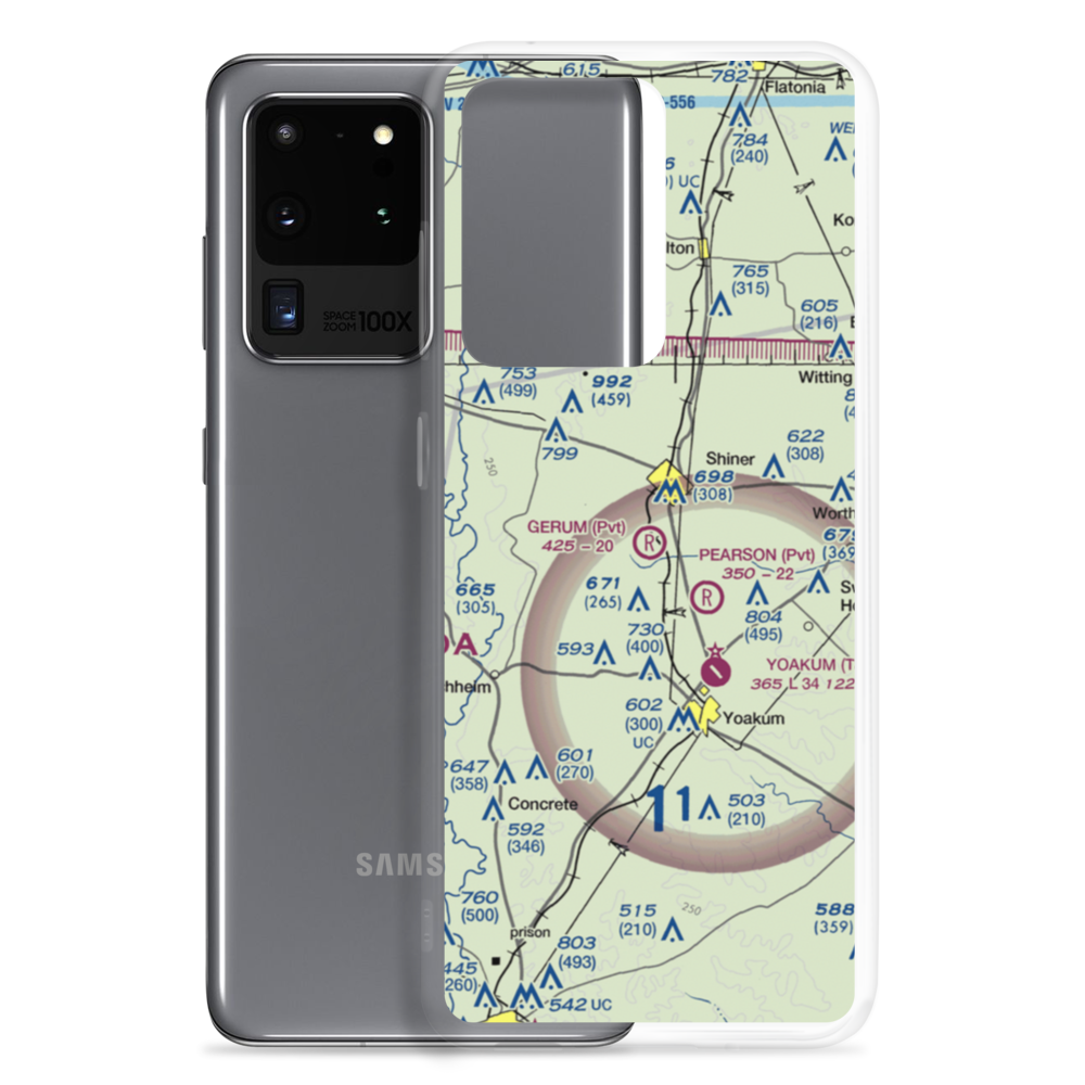Gerum Farm Airport (TE36) VFR Sectional Samsung Case Samsung Galaxy S20 Ultra model shown