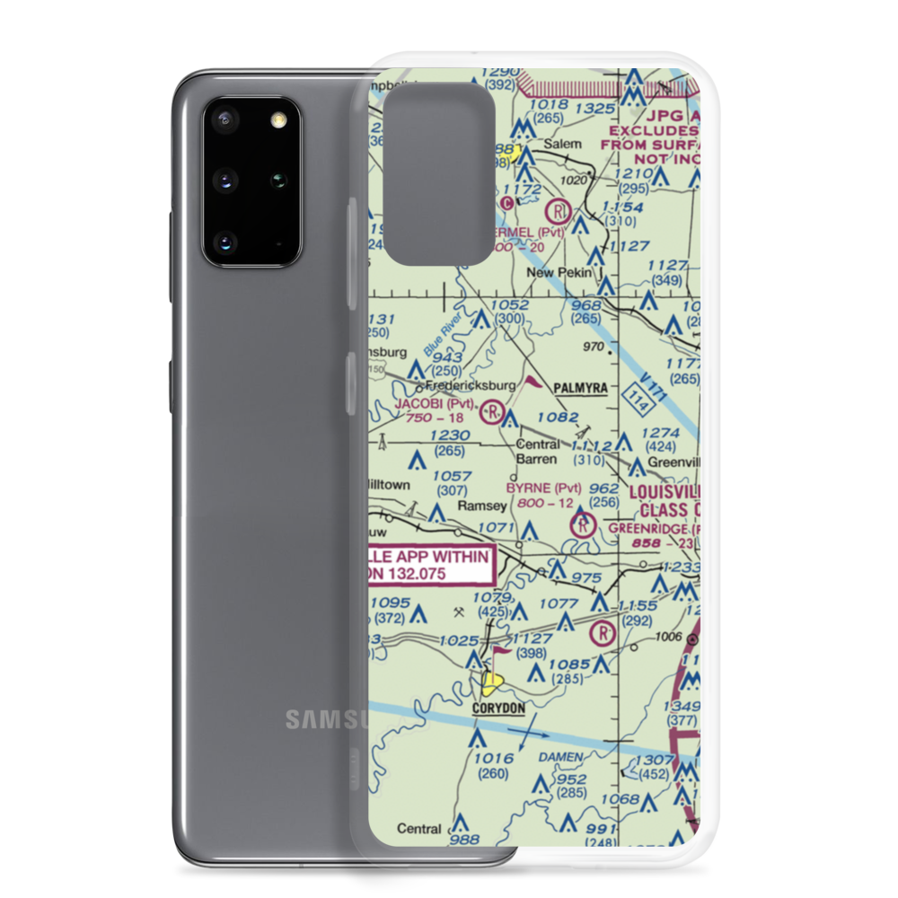 Gettlefinger Field (4II6) VFR Sectional Samsung Case Samsung Galaxy S20 Plus model shown