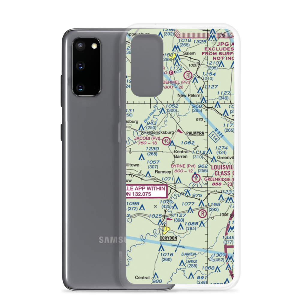 Gettlefinger Field (4II6) VFR Sectional Samsung Case Samsung Galaxy S20 model shown