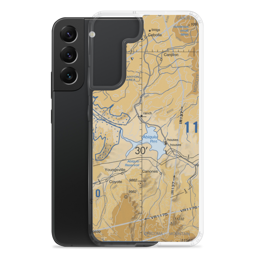Ghost Ranch Strip (50NM) VFR Sectional Samsung Case Samsung Galaxy S22 Plus model shown