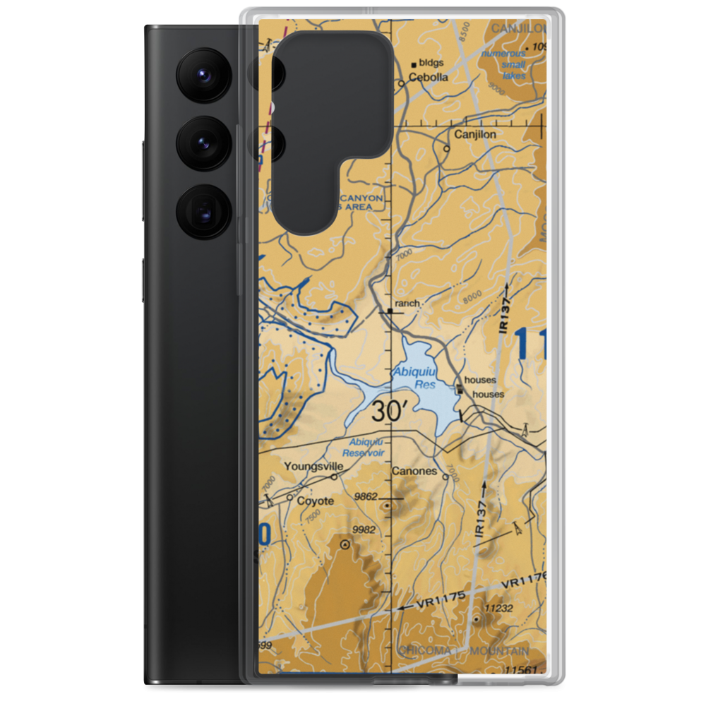 Ghost Ranch Strip (50NM) VFR Sectional Samsung Case Samsung Galaxy S22 Ultra model shown