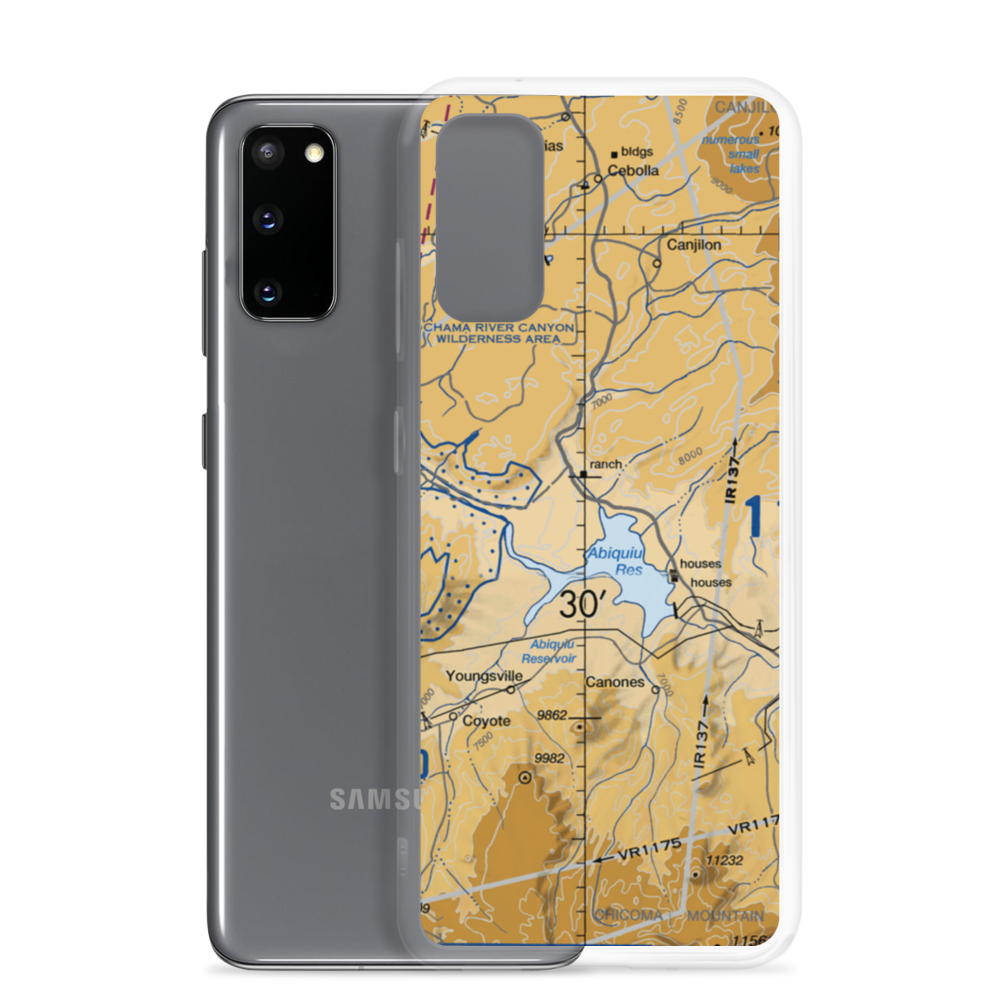 Ghost Ranch Strip (50NM) VFR Sectional Samsung Case Samsung Galaxy S20 model shown