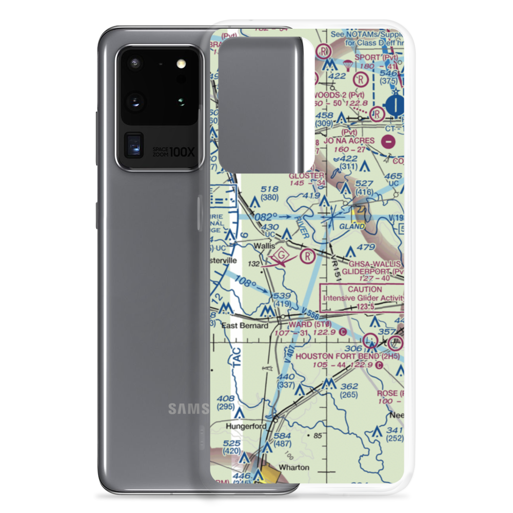 Ghsa-Wallis Glideport Gliderport (TE71) VFR Sectional Samsung Case Samsung Galaxy S20 Ultra model shown