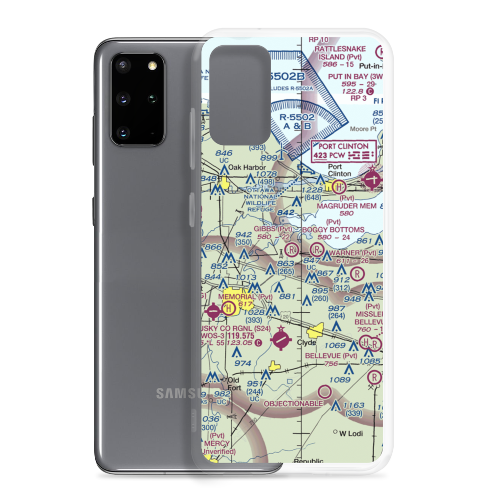 Gibbs Field (03OH) VFR Sectional Samsung Case Samsung Galaxy S20 Plus model shown
