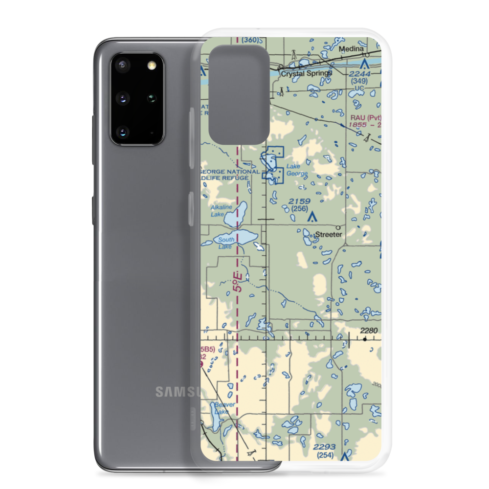Gienger/Box Bar Ranch Airport (1NA5) VFR Sectional Samsung Case Samsung Galaxy S20 Plus model shown