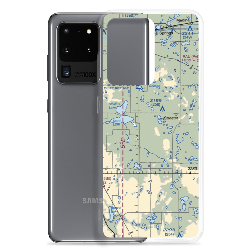 Gienger/Box Bar Ranch Airport (1NA5) VFR Sectional Samsung Case Samsung Galaxy S20 Ultra model shown