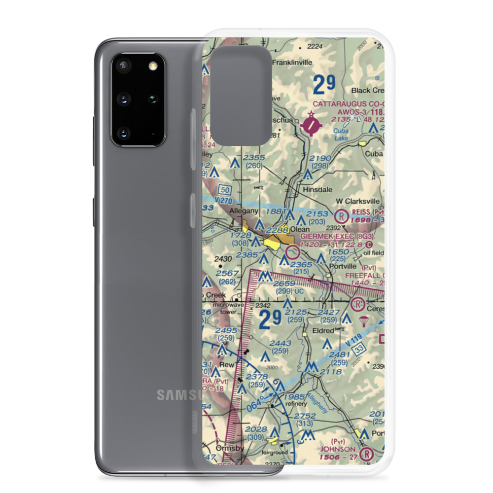 Giermek Executive Airport (8G3) VFR Sectional Samsung Case Samsung Galaxy S20 Plus model shown