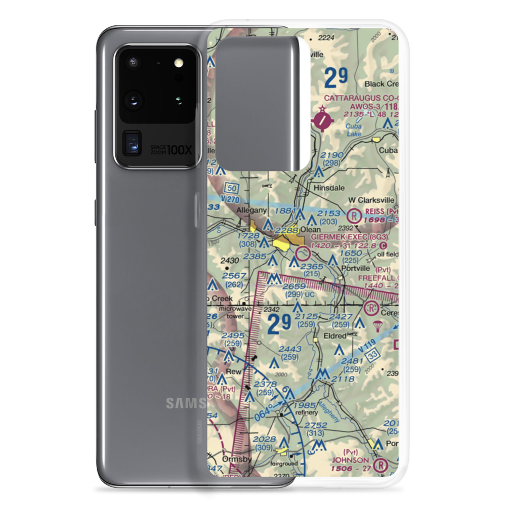 Giermek Executive Airport (8G3) VFR Sectional Samsung Case Samsung Galaxy S20 Ultra model shown