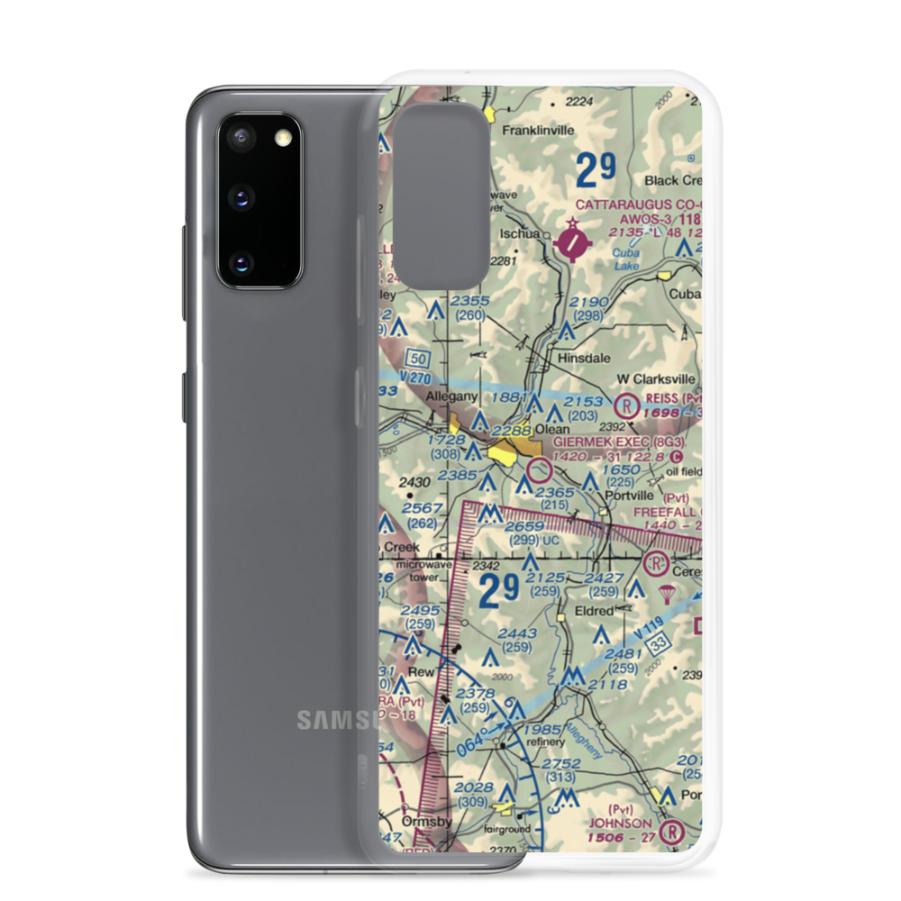 Giermek Executive Airport (8G3) VFR Sectional Samsung Case Samsung Galaxy S20 model shown