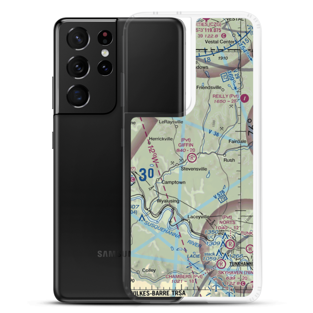 Giffin Airport (3PA4) VFR Sectional Samsung Case Samsung Galaxy S21 Ultra model shown